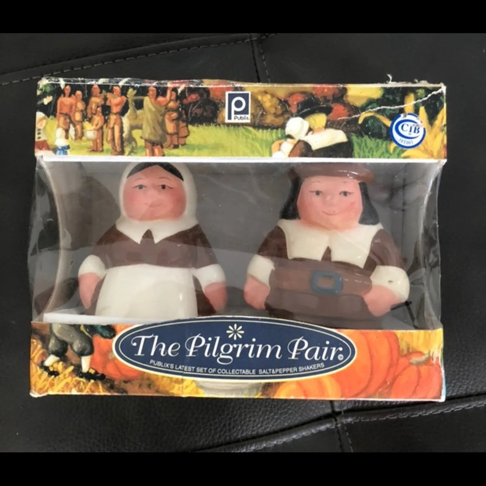 The Pilgrim Pair 2001 Salt and Pepper Collectible